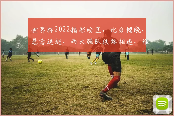 世界杯2022精彩纷呈，比分揭晓，悬念迭起，两大强队狭路相逢，谁将问鼎桂冠